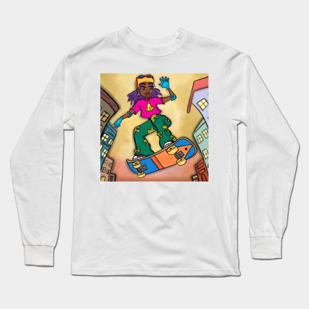 Reggie Rocket Long Sleeve T-Shirt by bananapeppersart